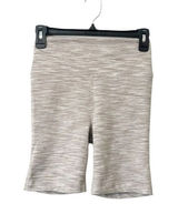 Outdoor Voices Flow 7” Athletic Fold Over High Rise Bike Tan Heathered Shorts Photo 0