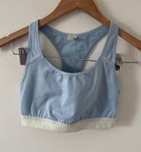 FP Movement by Free People‎ Light Blue Racerback Sports Bra Crop Top Size XS Photo 0