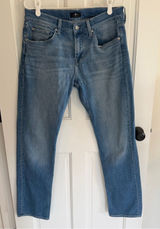 7 For All Mankind The Straight Women’s Jeans 33 Medium Wash Stretch Denim Photo 0