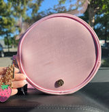 Starbucks Pink Round Cross Body Bum Bag Pouch with Strawberry Charm NwT Summer Photo 0