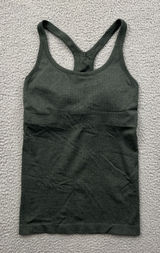 Lululemon Ebb To Street Tank Top Smoked Spruce Green Athletic Athleisure Women 6 Photo 0
