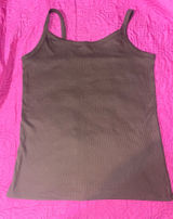 No Boundaries Women’s Brown Ribbed Cami (XL) Photo 0