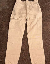 Unbranded Women's Cream and Tan Trousers Photo 0