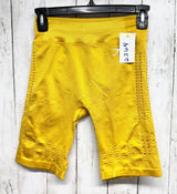 Gymshark Shorts Women Size Small Yellow Seamless Flex Biker Short High Waisted‎ Photo 0