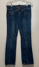 DOLLHOUSE Y2K Vintage Denim Low Rise Flare Jeans Size 7 Photo 0