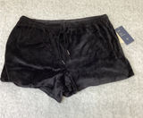 Leisure Studio Womens Black Velour High-Rise Shorts NWT XL PR79LZ Photo 0