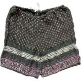 Womens Free People One Floral Print Cottage Core Boho Pull-On Paperbag Shorts XS Photo 0