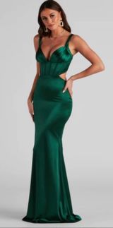 Green maxi dress Photo 0