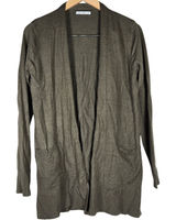 Pink‎ Clover Green Long Sleeve Open Front Cardigan S Photo 0