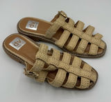 Dolce Vita Fyona fisherman‎ Women's Tan Strappy Mules size 6 summer coastal Photo 0