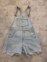 Levi short light wash overalls Photo 0