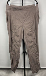 Indygena Nakato Crop Capri Taupe Brown‎ Hiking Outdoor Athletic Pull On Pants XL Photo 0