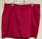*Nike Golf Tour Performance Hot Pink Fuchsia Size 16 Dri-Fit Skorts #J Photo 0
