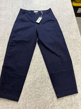 Alpine Design Womens Barrel Pant Deep Navy Blue High Rise ADW24905 Size 6 NEW. Photo 0