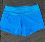 Lululemon Blue Speed Up Shorts 2.5" Photo 0