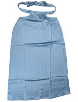 WeWoreWhat XS Cut Out Midi Skirt‎ Satin Femmeuse Airy Blue Photo 0