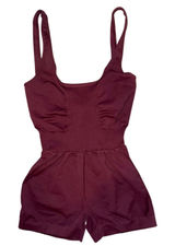 Free People FP Movement Good Karma Runsie blackberry nwot xs / small romper Photo 0