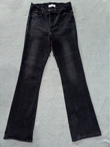 BKE Parker Jeans Womens Black Denim High Rise Bootcut Stretch Dark Wash Sz 28 Photo 0