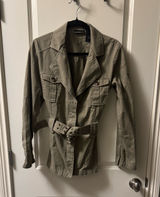 DKNY Jeans Trench Coat Belted Photo 0