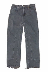 Free People We The Free Jeans Womens 29x28 Black Risk Taker High Rise Straight Photo 0