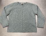 Vintage Women LL Bean‎ Wool Mohair Blend Green Sweater Chunky Medium Hong Kong Photo 0