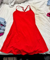 Halara Red Easy Peezy Tennis Dress Photo 0
