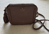 Kate Spade New York Orchard Street Arla Pebbled Leather Crossbody Bag Mauve Plum Photo 0