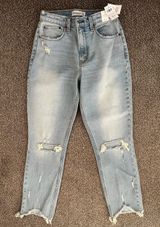 NWT Abercrombie and Fitch High Rise Mom Jean 4R Photo 0