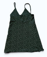 Brandy Melville John Galt Green Mini Slip Dress Womens 0 Strappy Made in Italy Photo 0