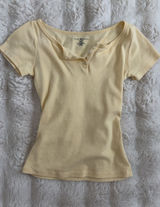 Yellow Brandy Melville Top Photo 0
