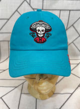 '47 Brand‎ Mariachis Baseball Hat Womens OS Teal Blue Sugar Skull Adjustable Cap Photo 0
