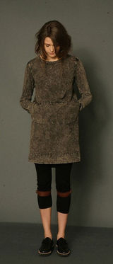 Raquel Allegra‎ Dark Fall 2013 Vogue Mini Dress Size 3 US Large Photo 0