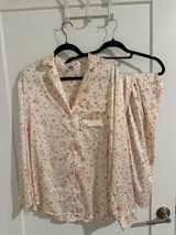 Old navy Tall Silk Pj set Multiple Size M Photo 0