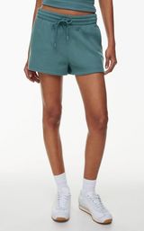 Aritzia TNA Fleece Shorts Purple Photo 0