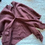 Womenwithin sweater size 0 over the shoulder sweatshirt Red Long sleeve Shirt Photo 0