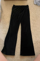 Cat and jack black leggings with a striped texture  Photo 0