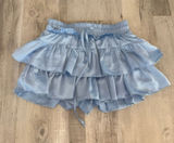 Boutique Blue Mini Skirt Photo 0