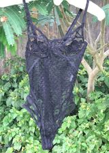 Naked Wardrobe Black Lace Bodysuit S Photo 0