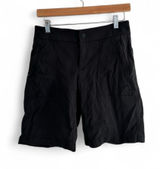 Athleta Trekkie Bermuda 2.0 Shorts Womens 2 Black Hiking Travel Gorpcore Photo 0