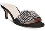 Kate Spade‎ New York Seville dress sandals in black Suede Size 9 Rhinestones Photo 0