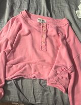 Cropped long sleeve Pink Size M Photo 0
