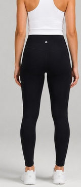 Lululemon Align High Rise Pant 25" Black Nulu Leggings Yoga Women Size 2 W5CT3S Photo 0