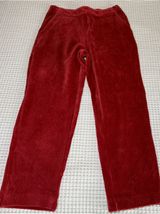 Marine Layer Montreal Soft Wale Corduroy Pants Women Size Medium Red Retro 90’s Photo 0