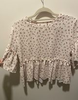 Altar'd State Cream Flower Blouse Photo 0