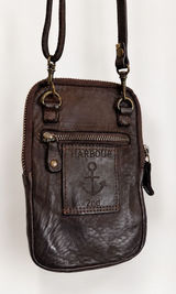 Harbour 2nd Crossbody Bag Womens OS Brown Leather Anchor Logo Small Boho Utility Photo 0