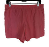 Columbia Pink 100% Nylon Lightweight Elastic Waist Athletic Outdoor Shorts Sz‎ M Photo 0