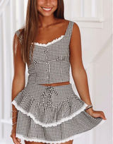 Sky to moon gingham set size M Photo 0
