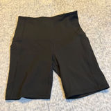 DSG Momentum Ultra‎ High Rise Bike Shorts Black Pocket Womens Size XS NWT Photo 0