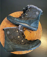Columbia Minx Mid II‎ Omni-Heat Waterproof Winter Boots Black Suede 9.5 YL5251 Photo 0
