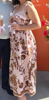 Farm Rio Tropical Landing Midi Dress Photo 0
